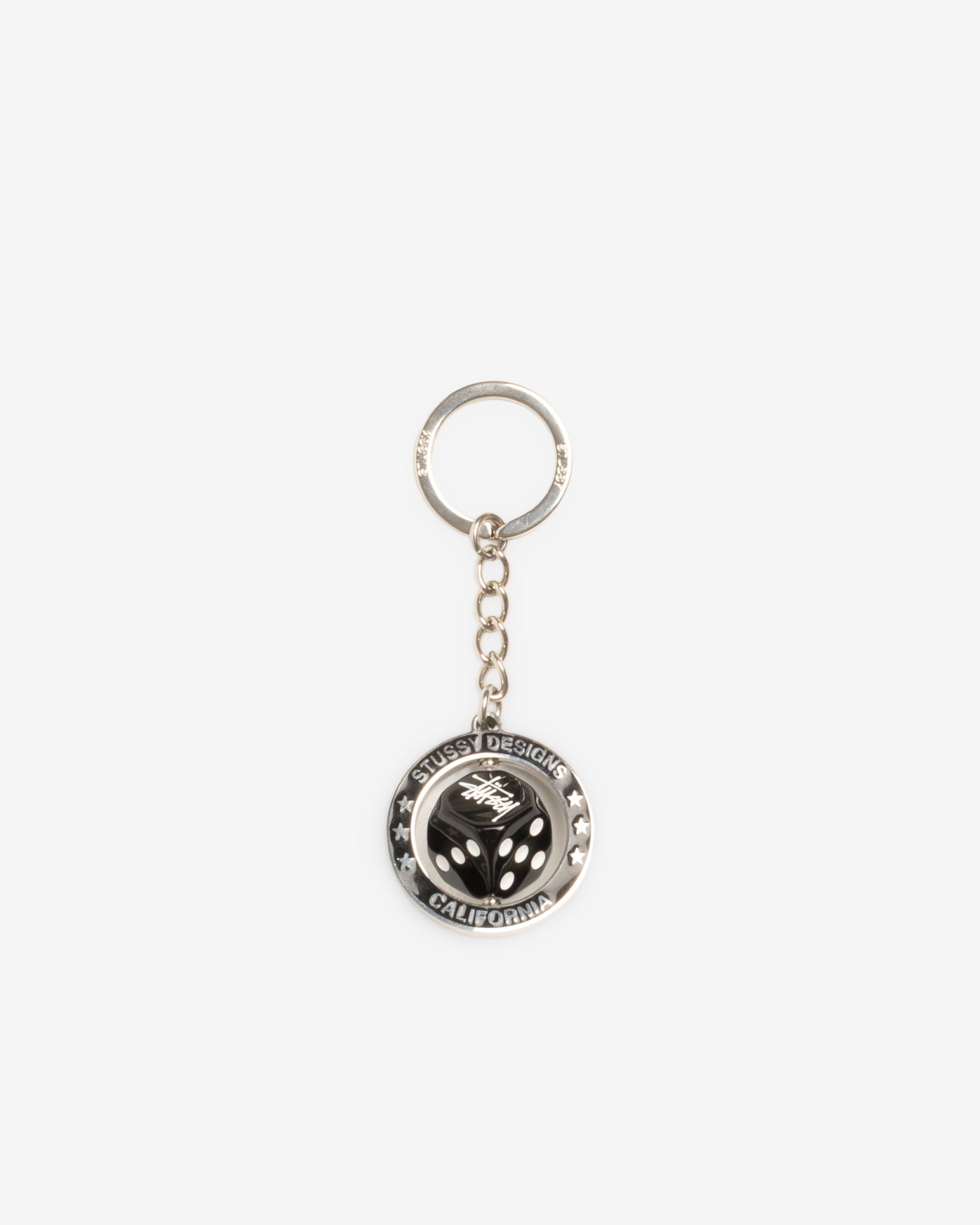 Stüssy - Spinning Dice Keychain - (Silver) by STUSSY