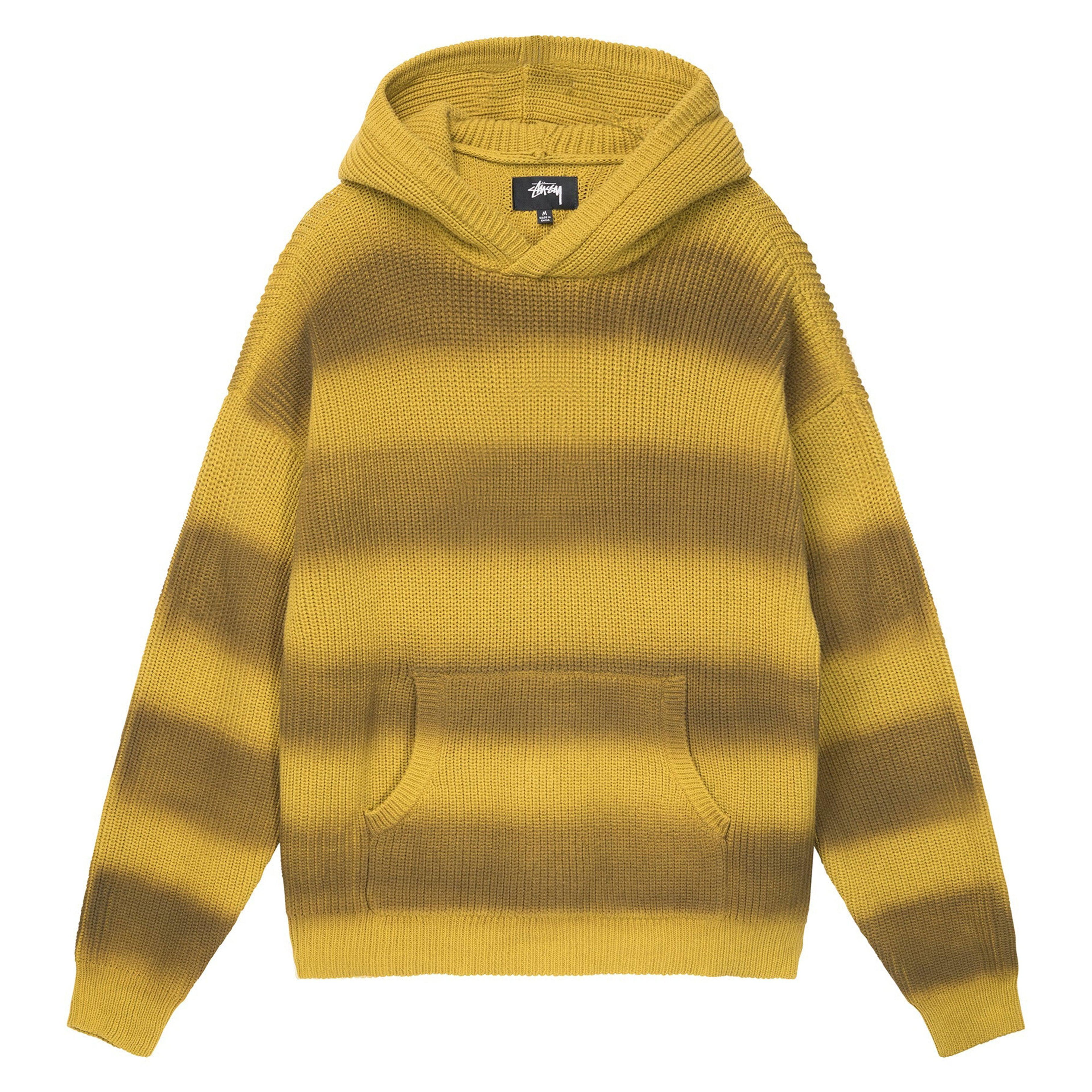Stüssy - Spray Dyed Hoodie - (Tan) by STUSSY