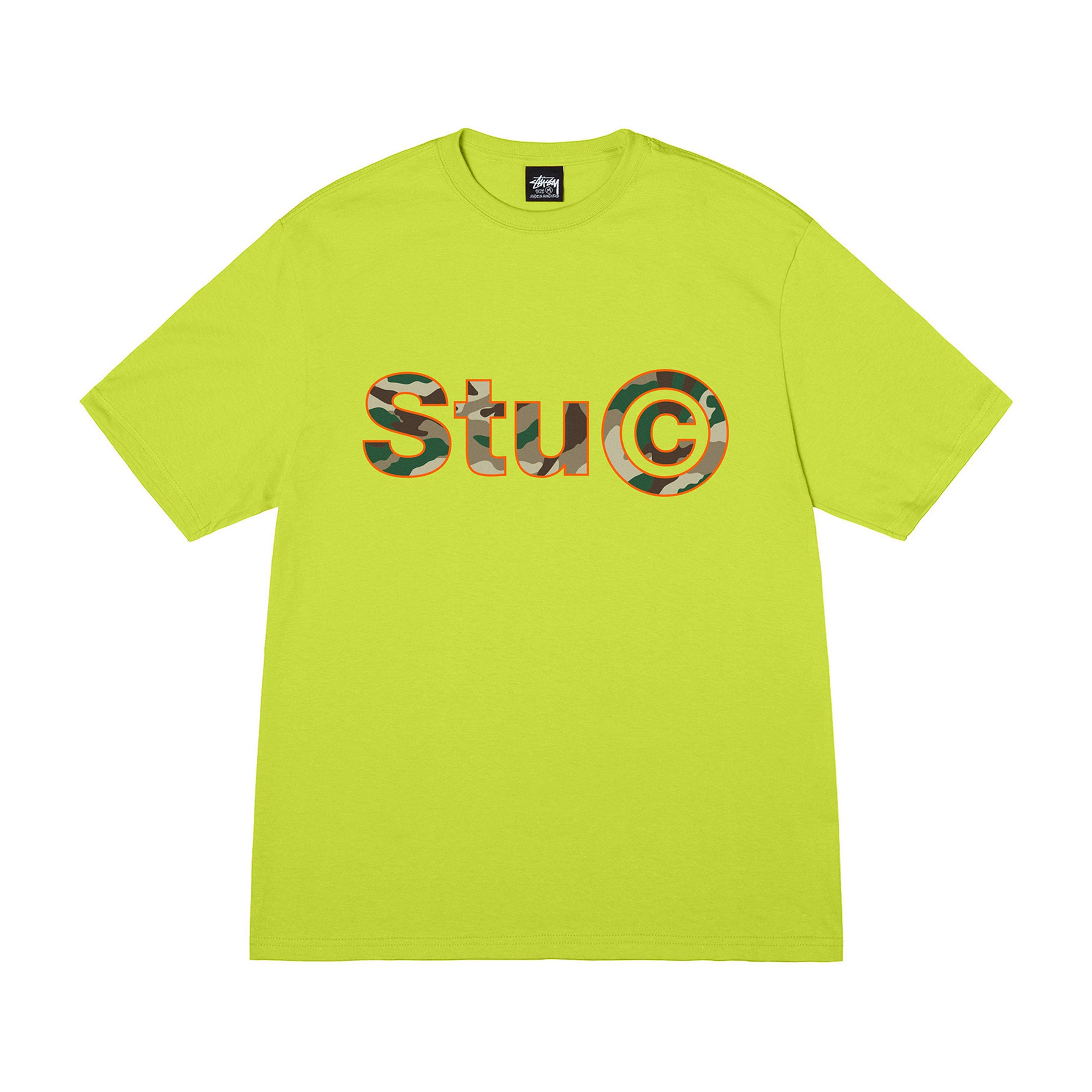 Stüssy - Stu C. Camo Tee - (Keylime) by STUSSY