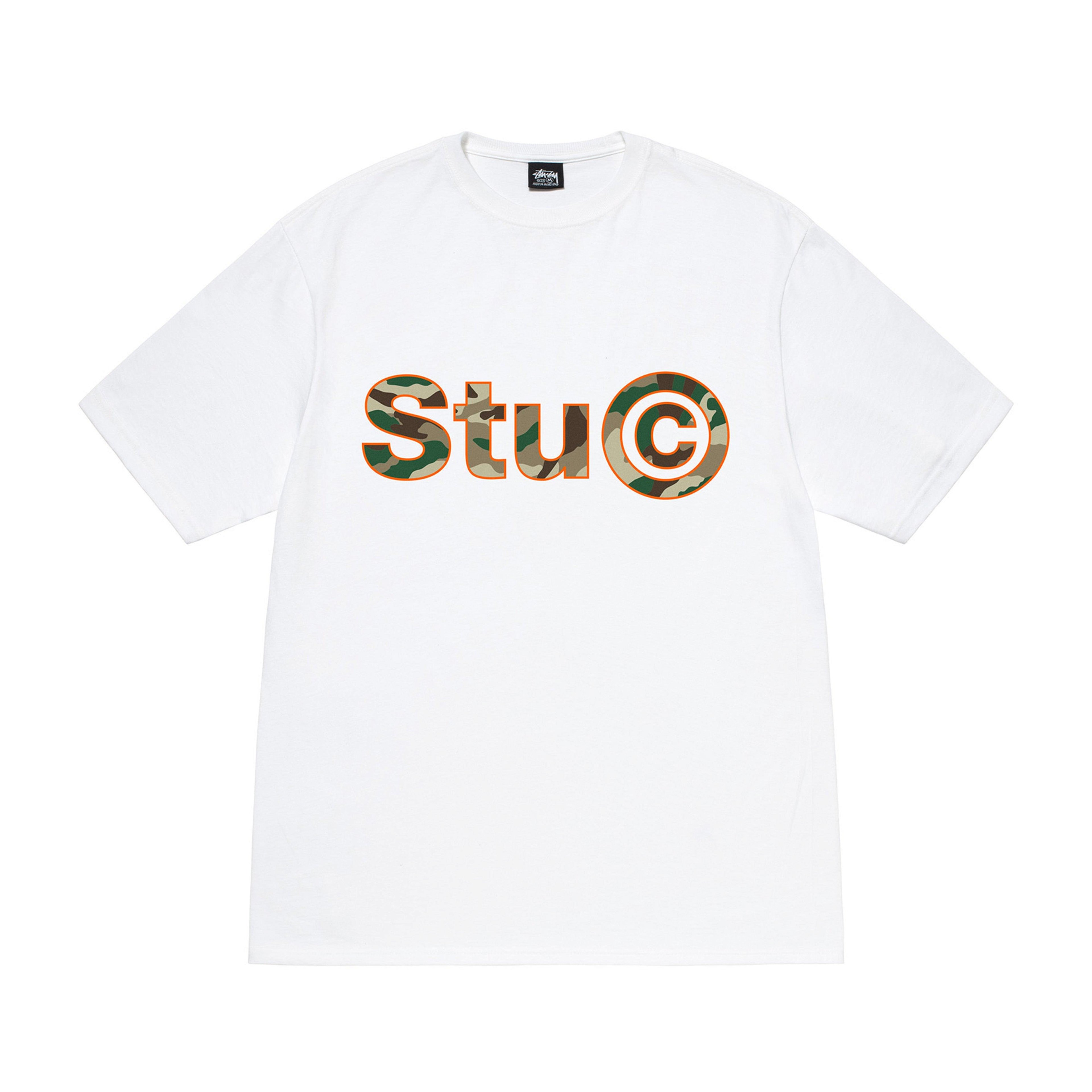 Stüssy - Stu C. Camo Tee - (White) by STUSSY