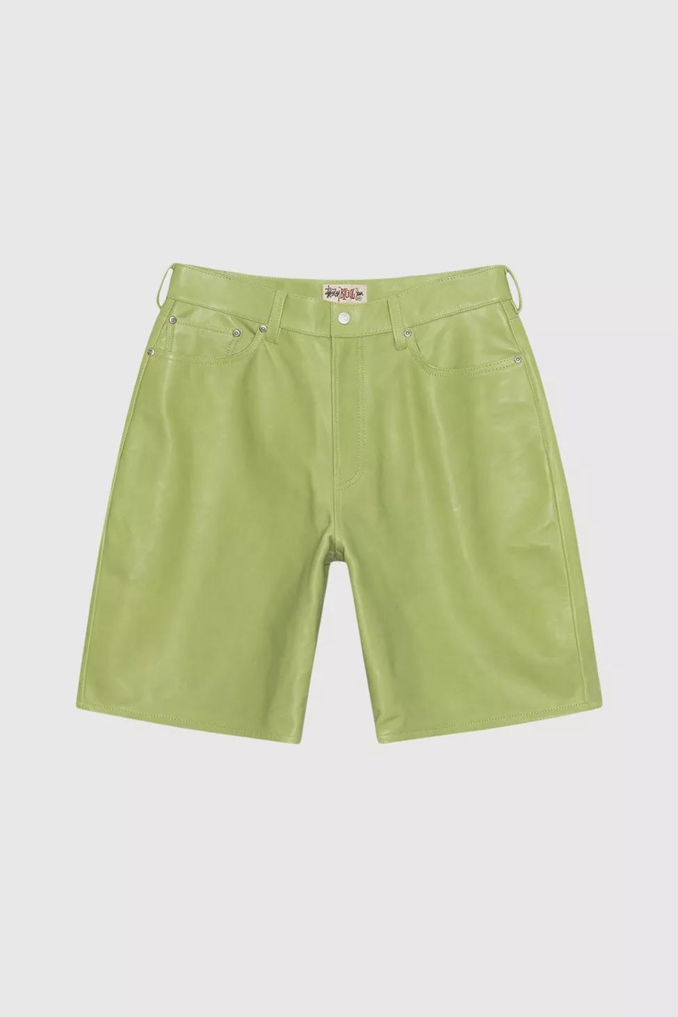 Stussy Big Ol Leather Shorts by STUSSY
