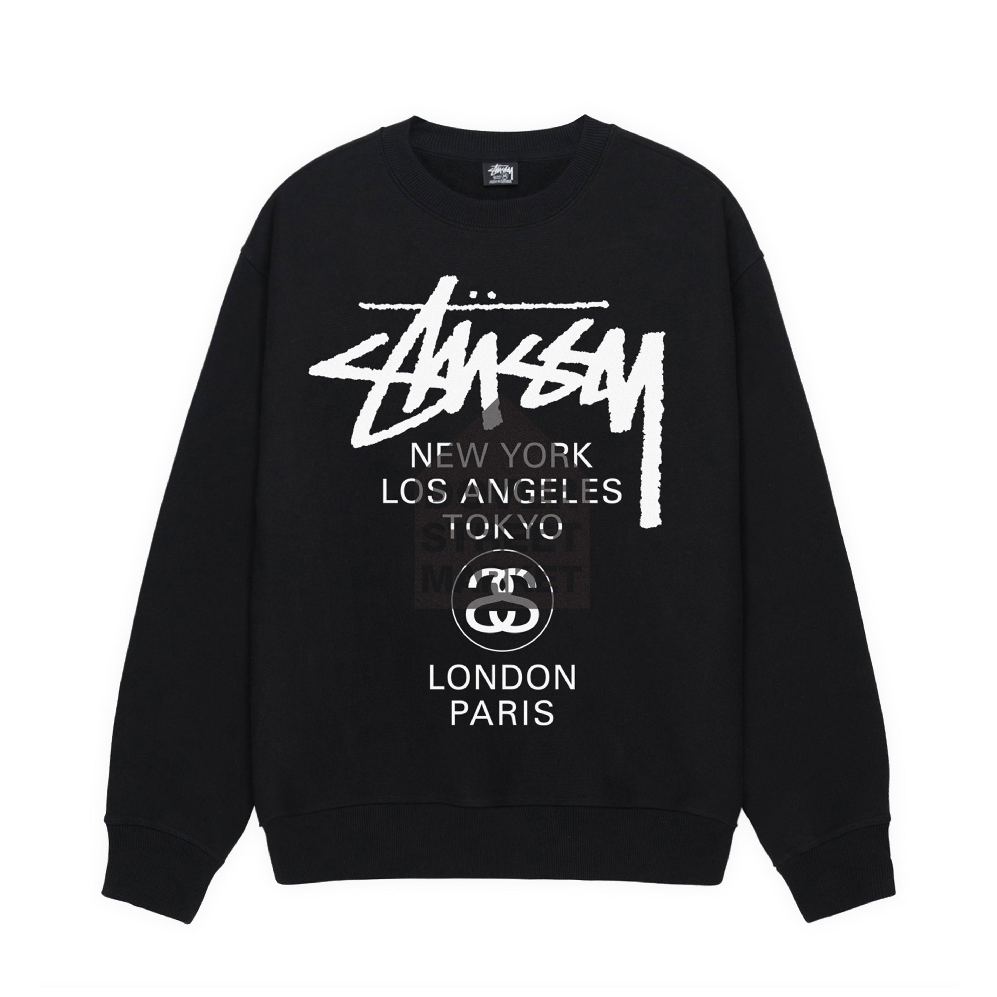 Stussy - DSM World Tour Crew - (Black) by STUSSY
