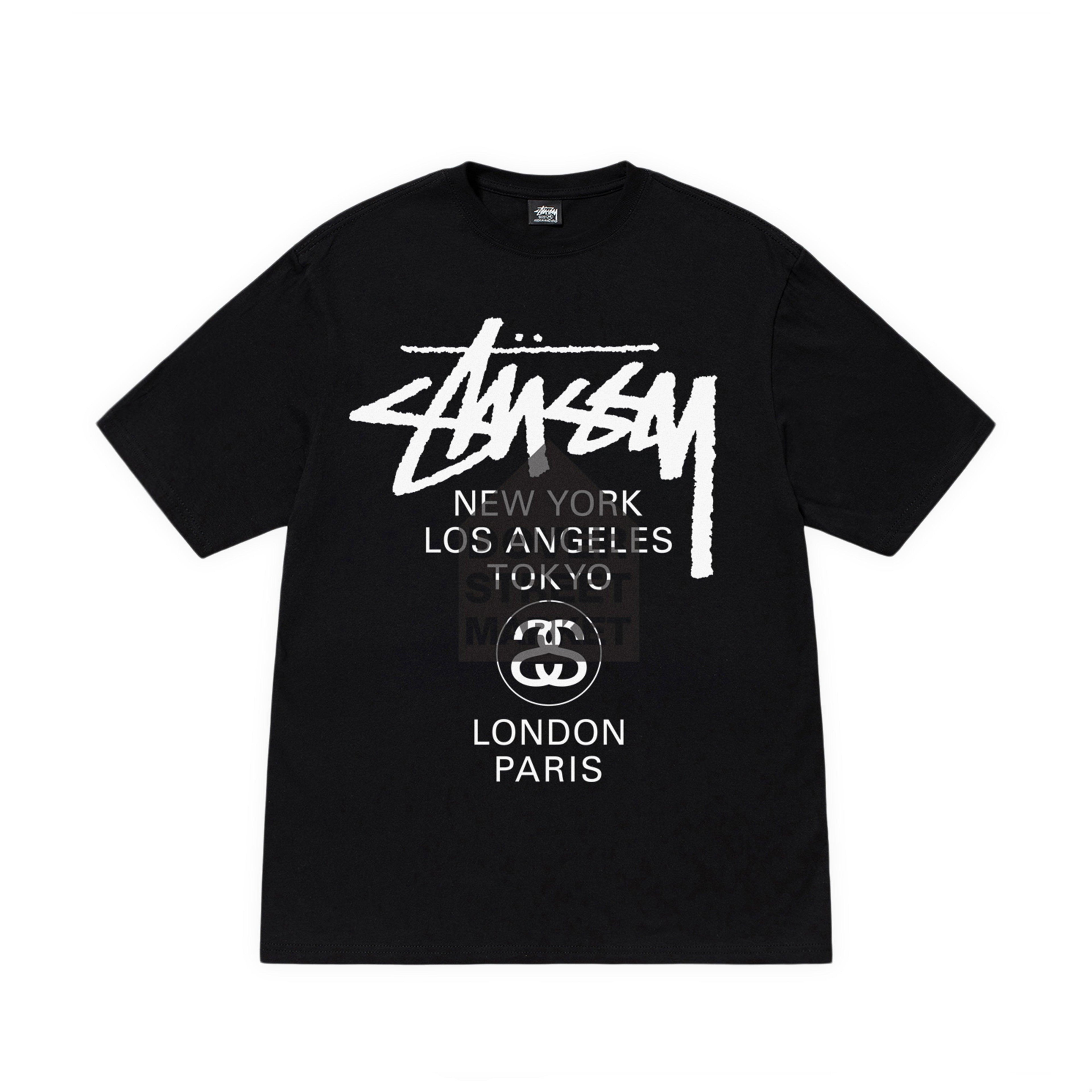 Stussy - DSM World Tour Tee - (Black) by STUSSY