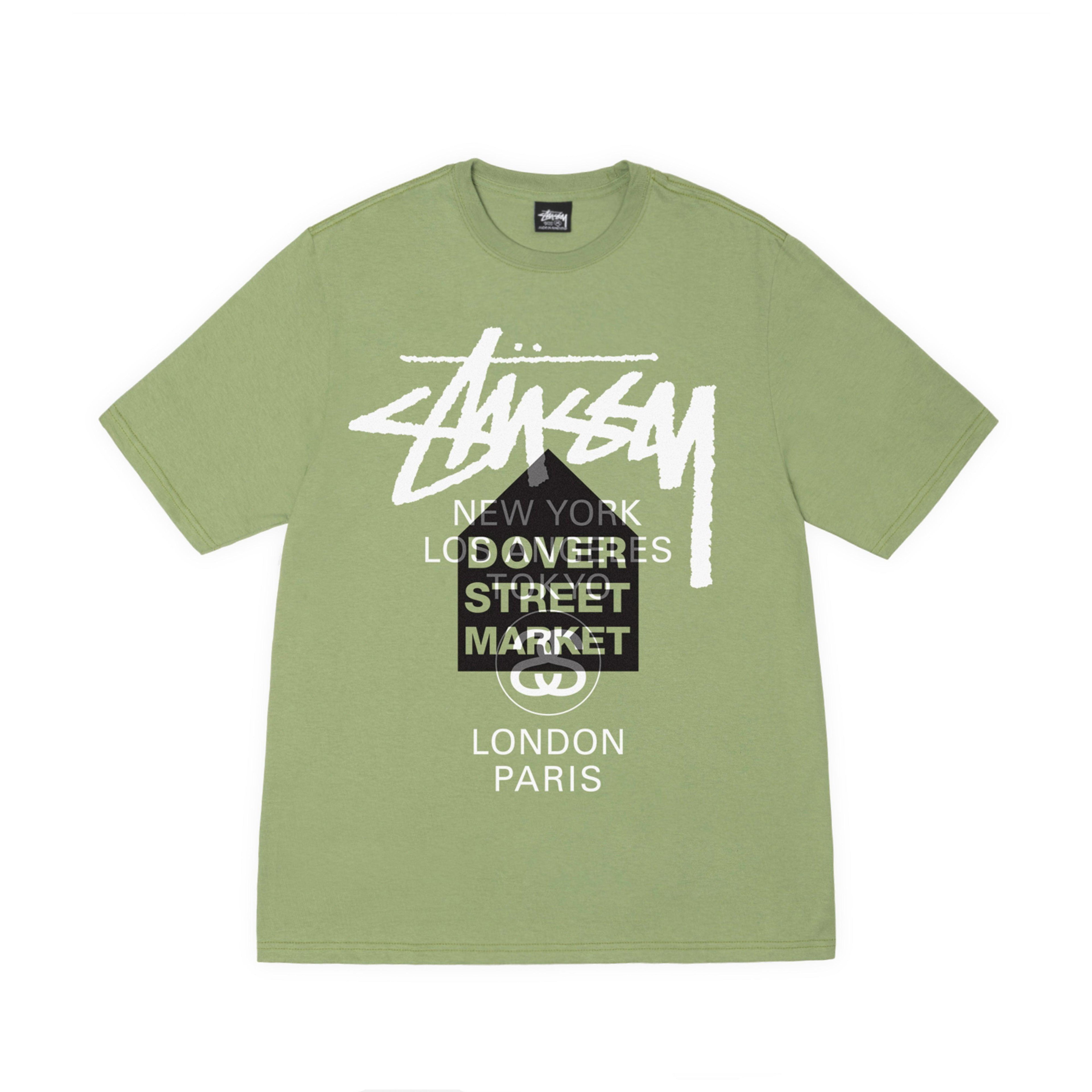 Stussy - DSM World Tour Tee - (Moss) by STUSSY