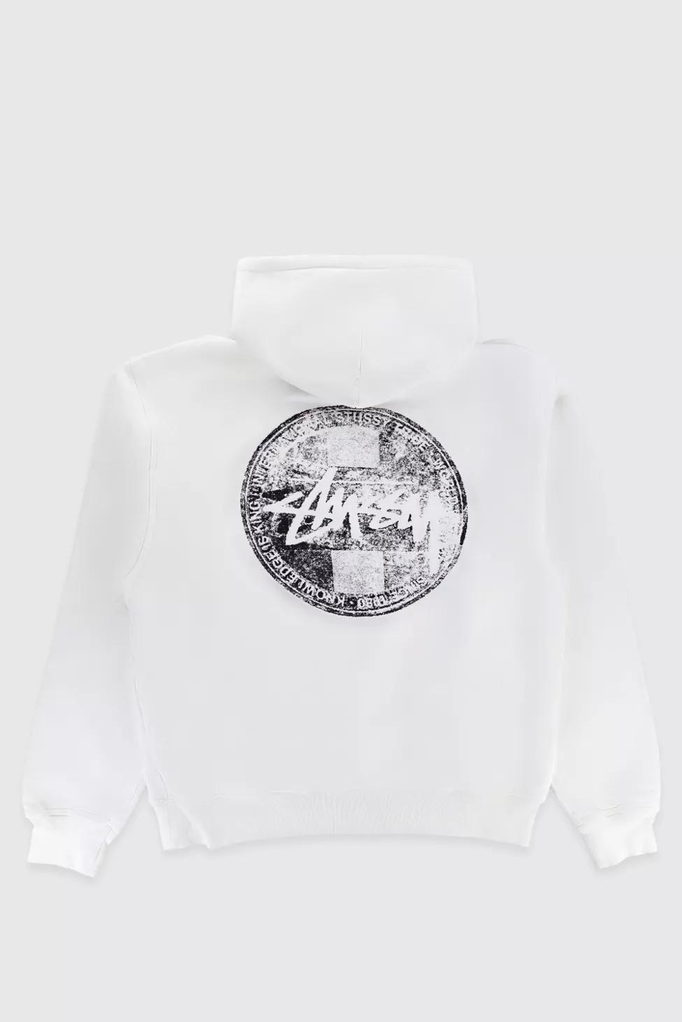 Stussy Dot Stamp Pigment Dyed Hoodie by STUSSY