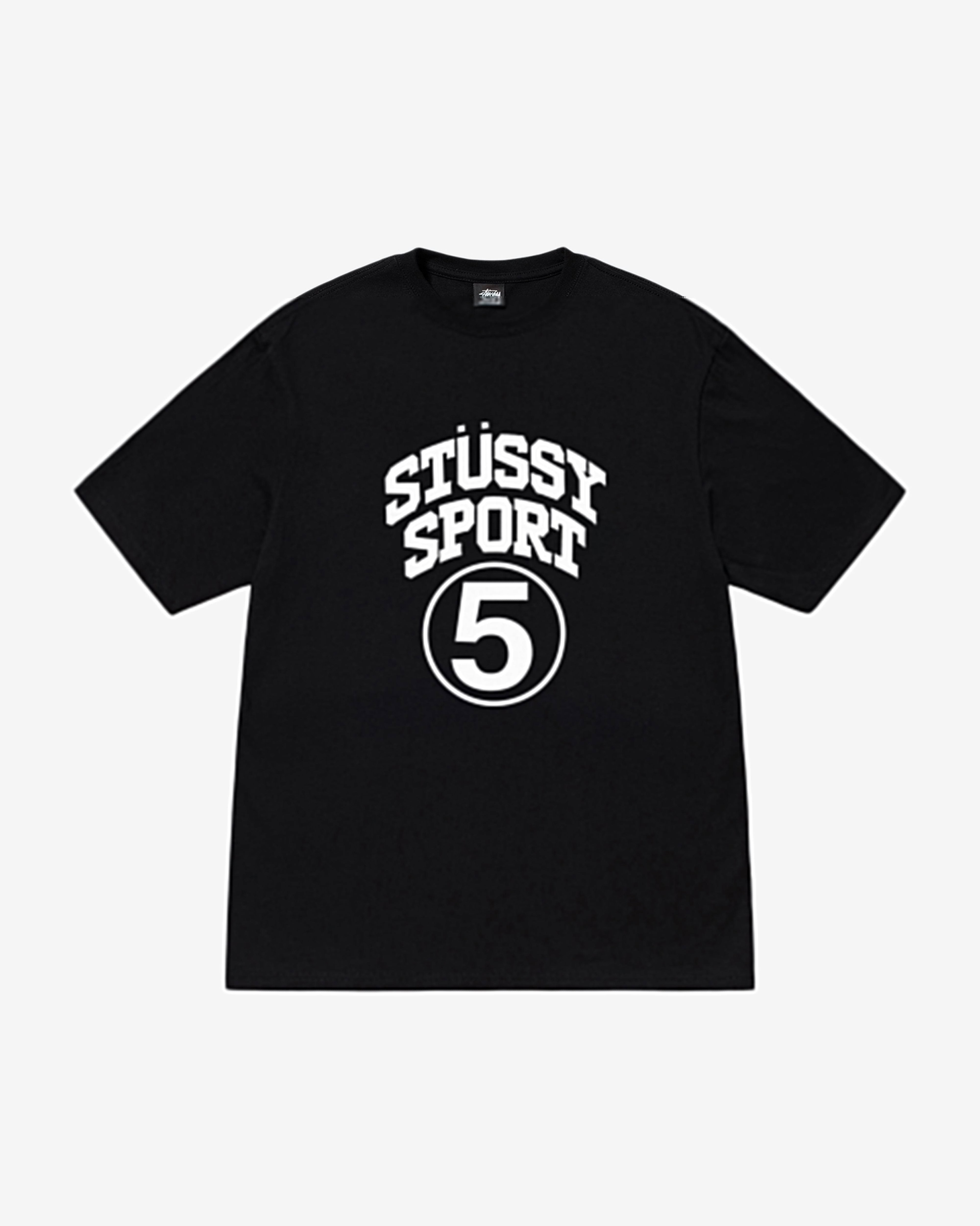 Stussy - Men's 5 Sport Tee - (Black) by STUSSY