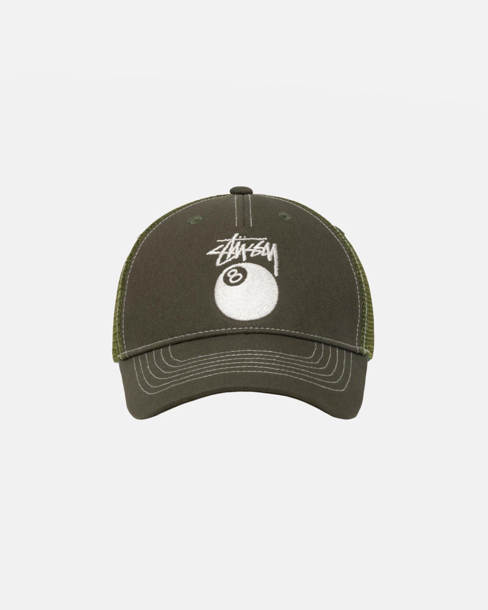 Stussy - Men's 8 Ball Low Pro Trucker Cap - (Fore) by STUSSY