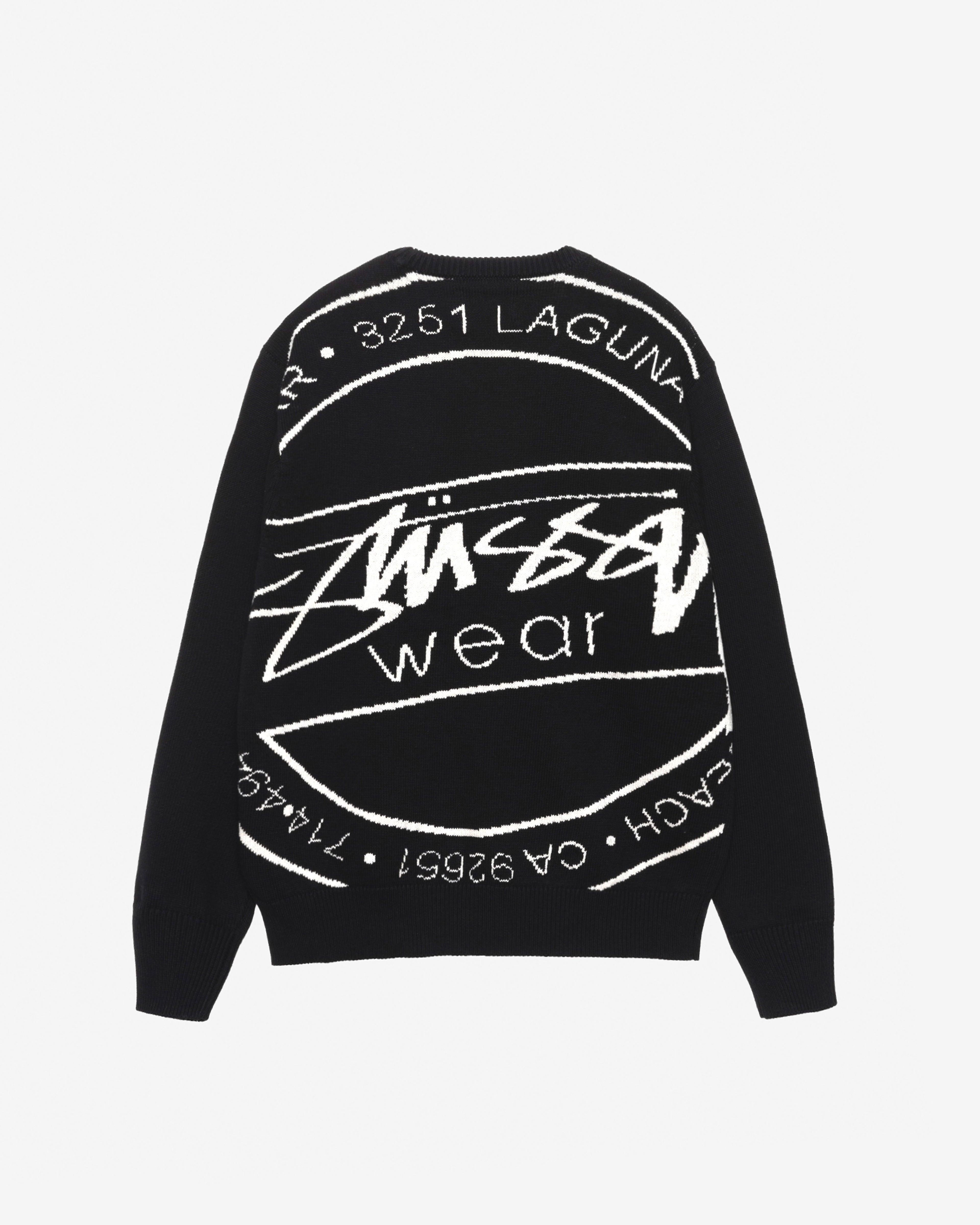 Stussy - Men's Laguna Icon Sweater - (Black) by STUSSY