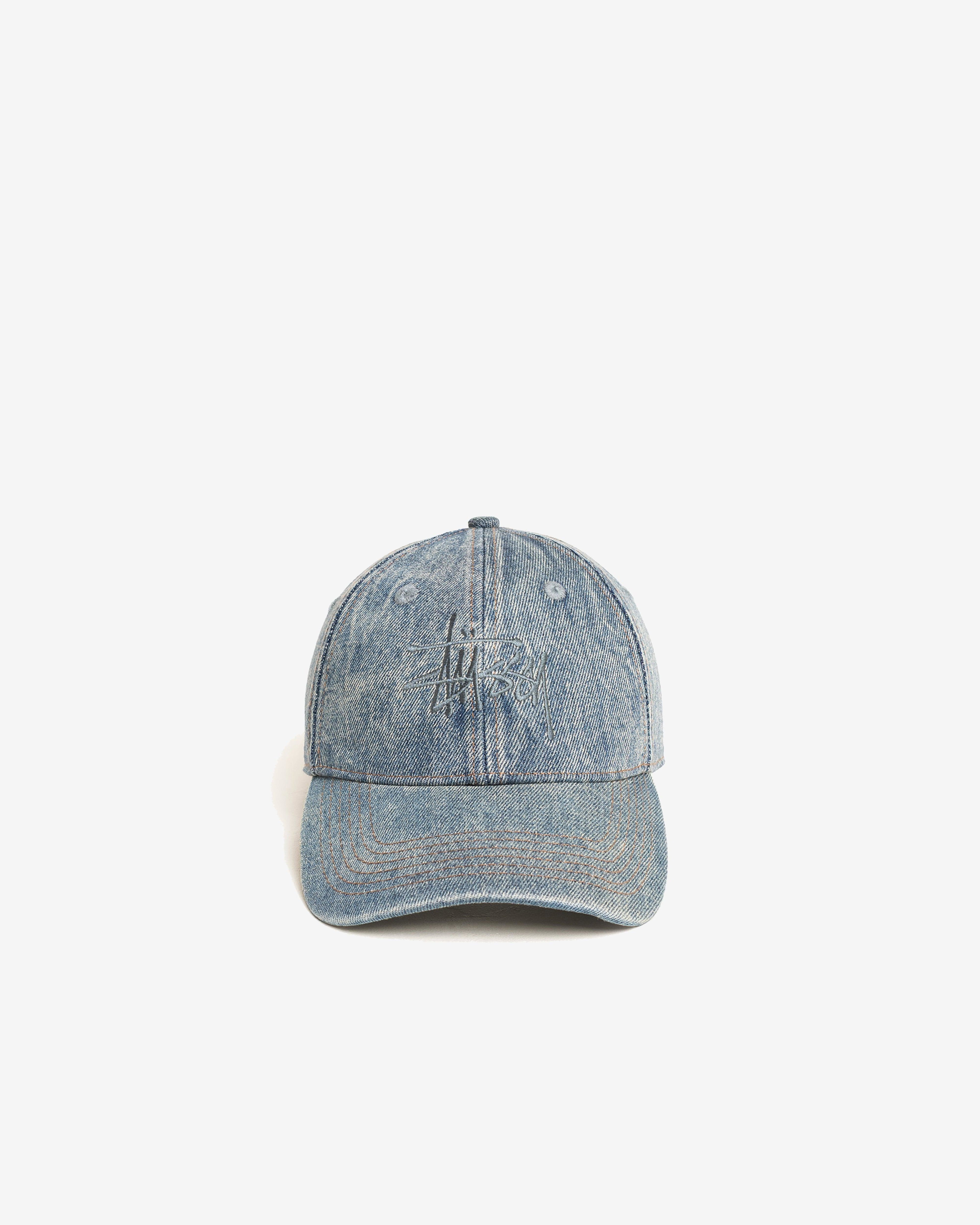 Stussy - Men's Lp Denim Strapback Cap - (Stone Wash) by STUSSY