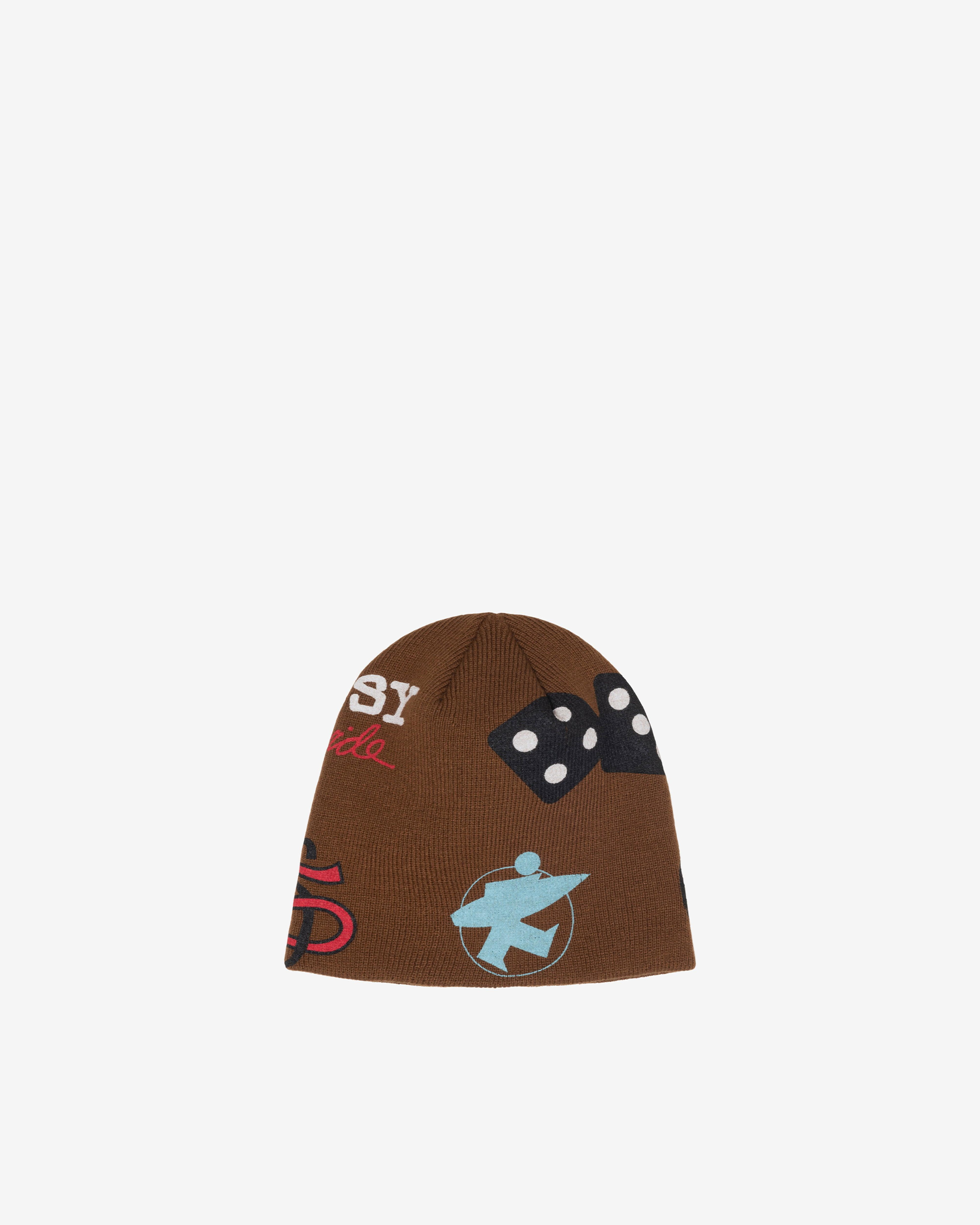 Stussy - Men's Mixed Logo Skullcap - (Coffee) by STUSSY
