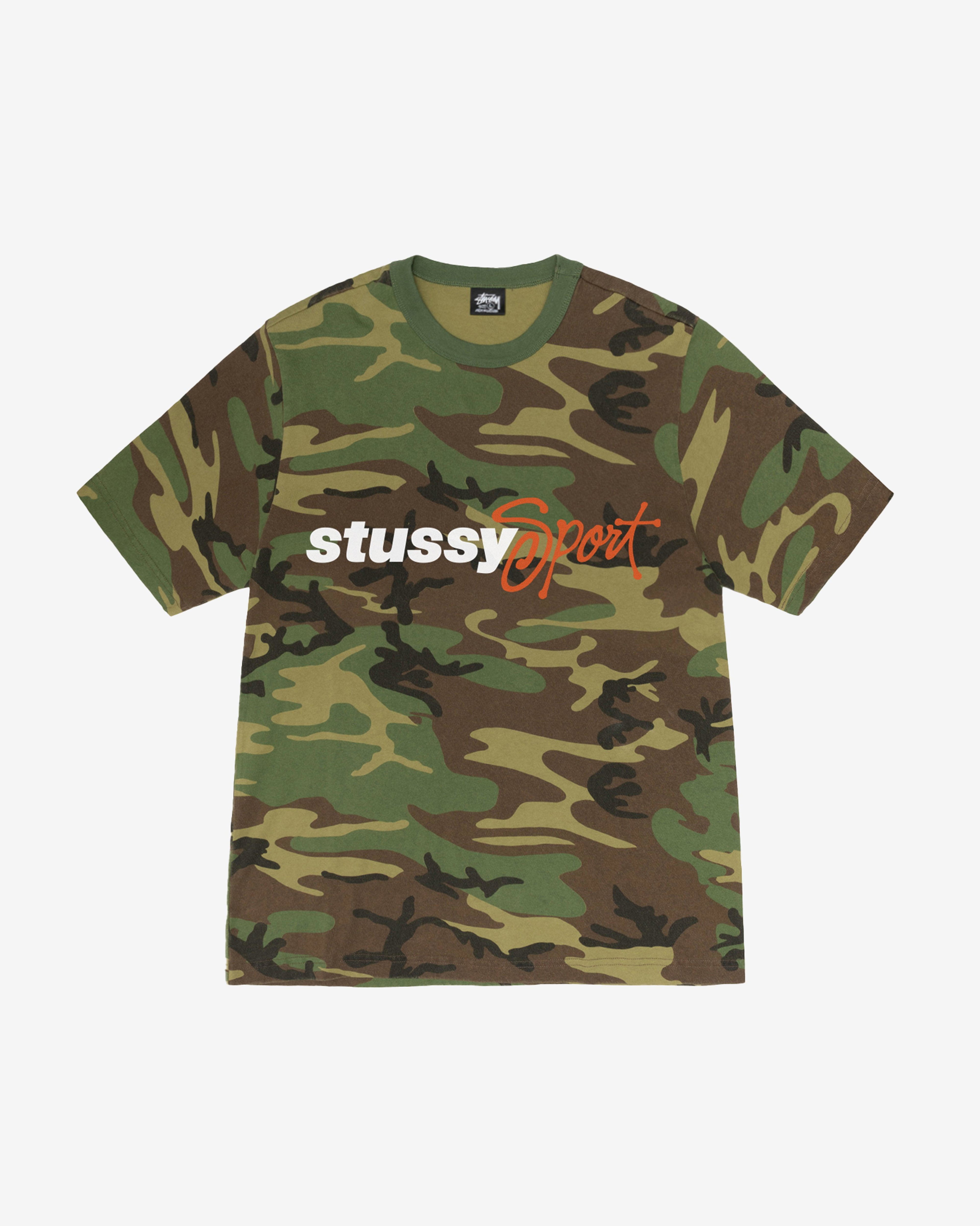 Stussy - Men's Sport Script Tee - (Camo) by STUSSY