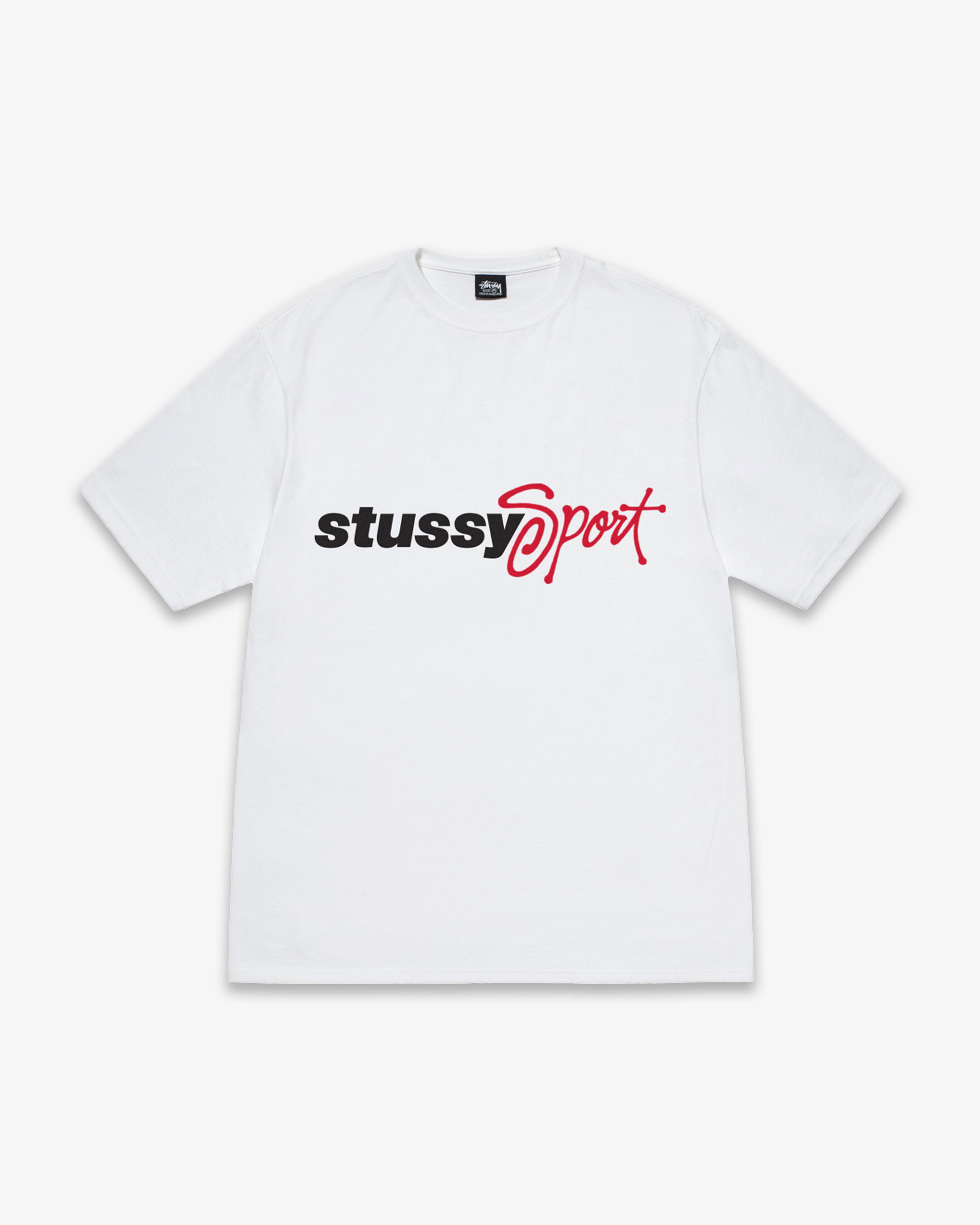 Stussy - Men's Sport Script Tee - (White) by STUSSY