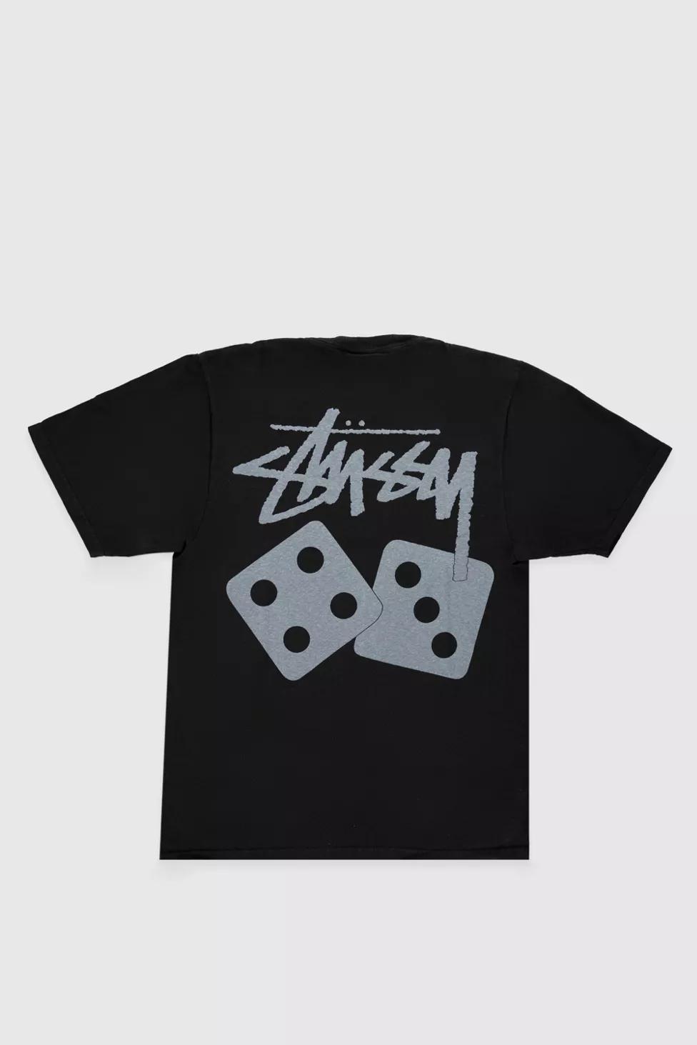 Stussy Pigment Dyed Dice Graphic T-Shirt by STUSSY
