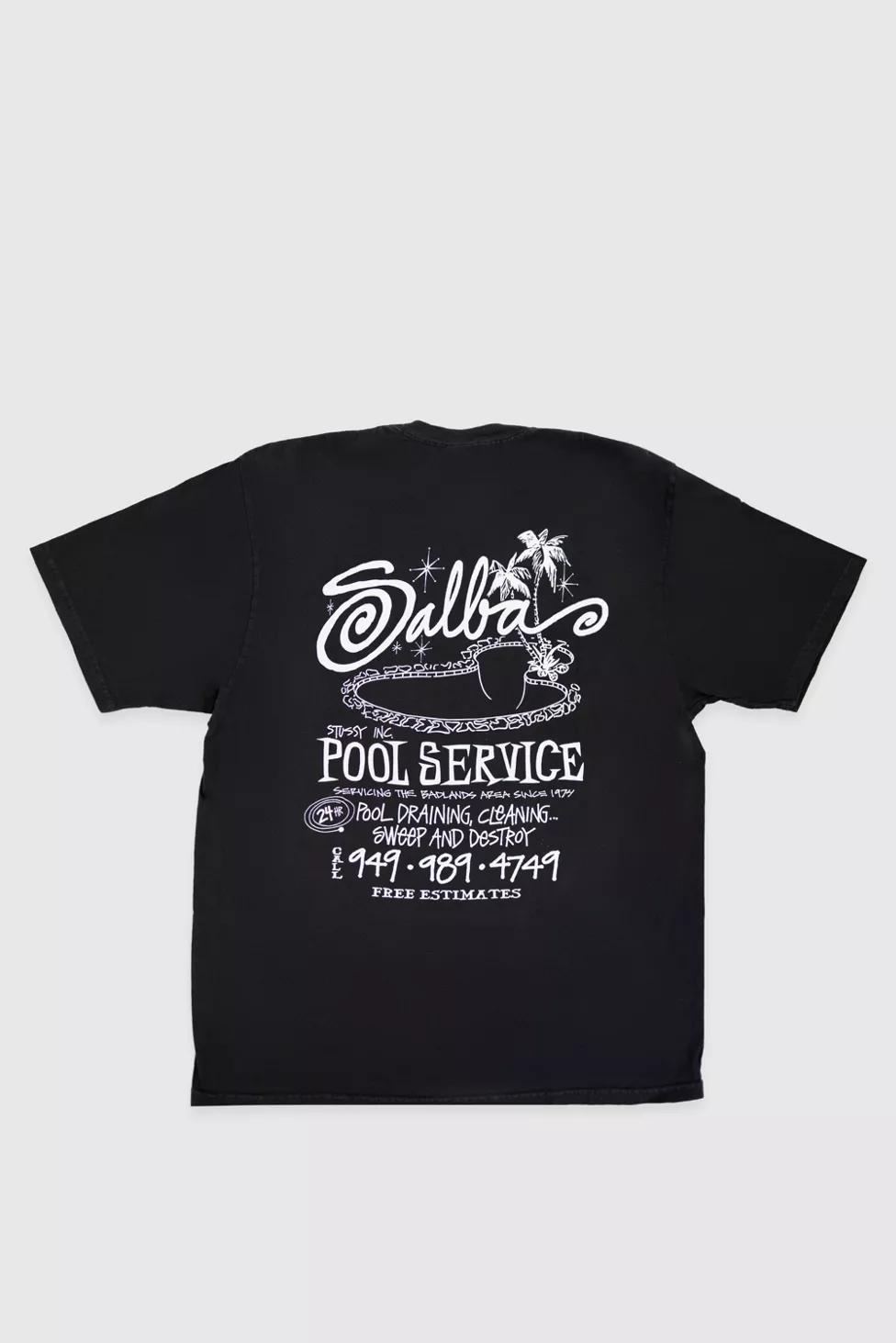 Stussy Pool Service Pigment Dyed Tee by STUSSY