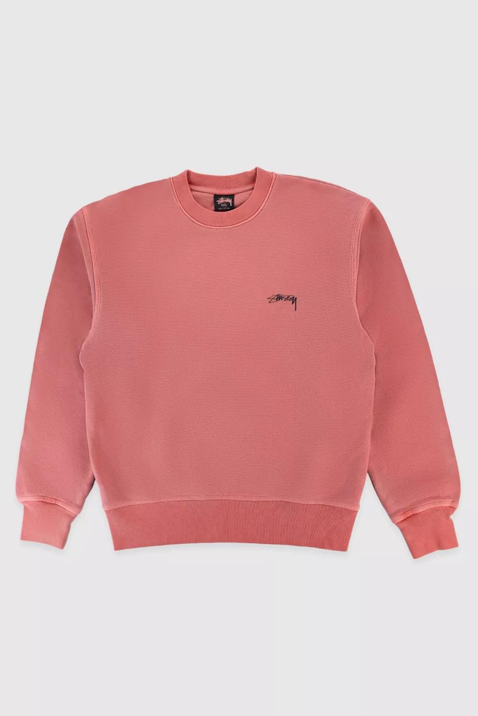 Stussy Smooth Stock Pigment Dyed Crewneck Sweatshirt by STUSSY