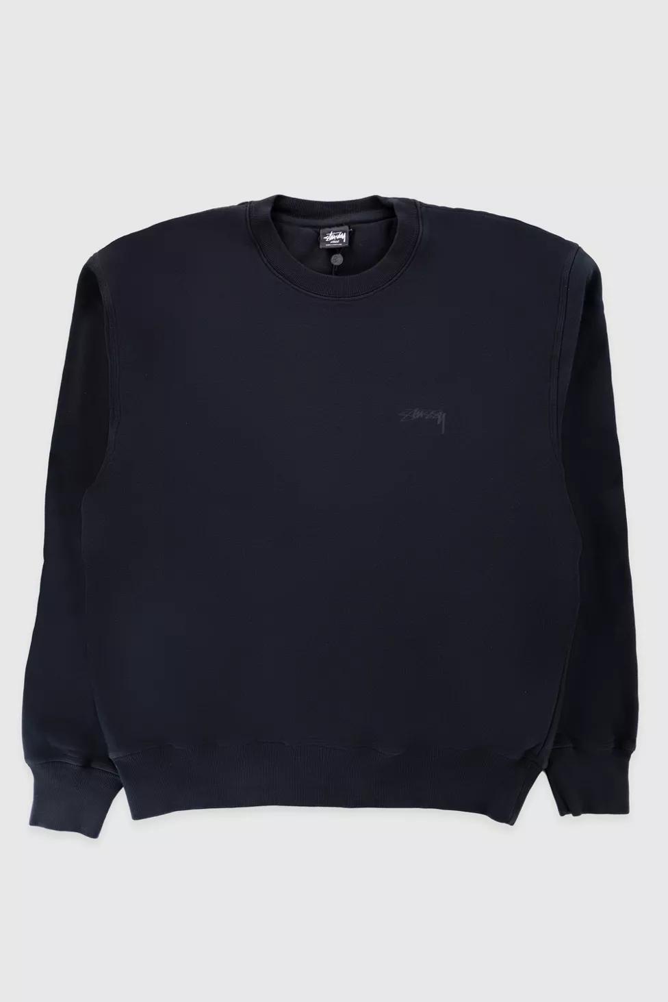 Stussy Smooth Stock Pigment Dyed Crewneck Sweatshirt by STUSSY