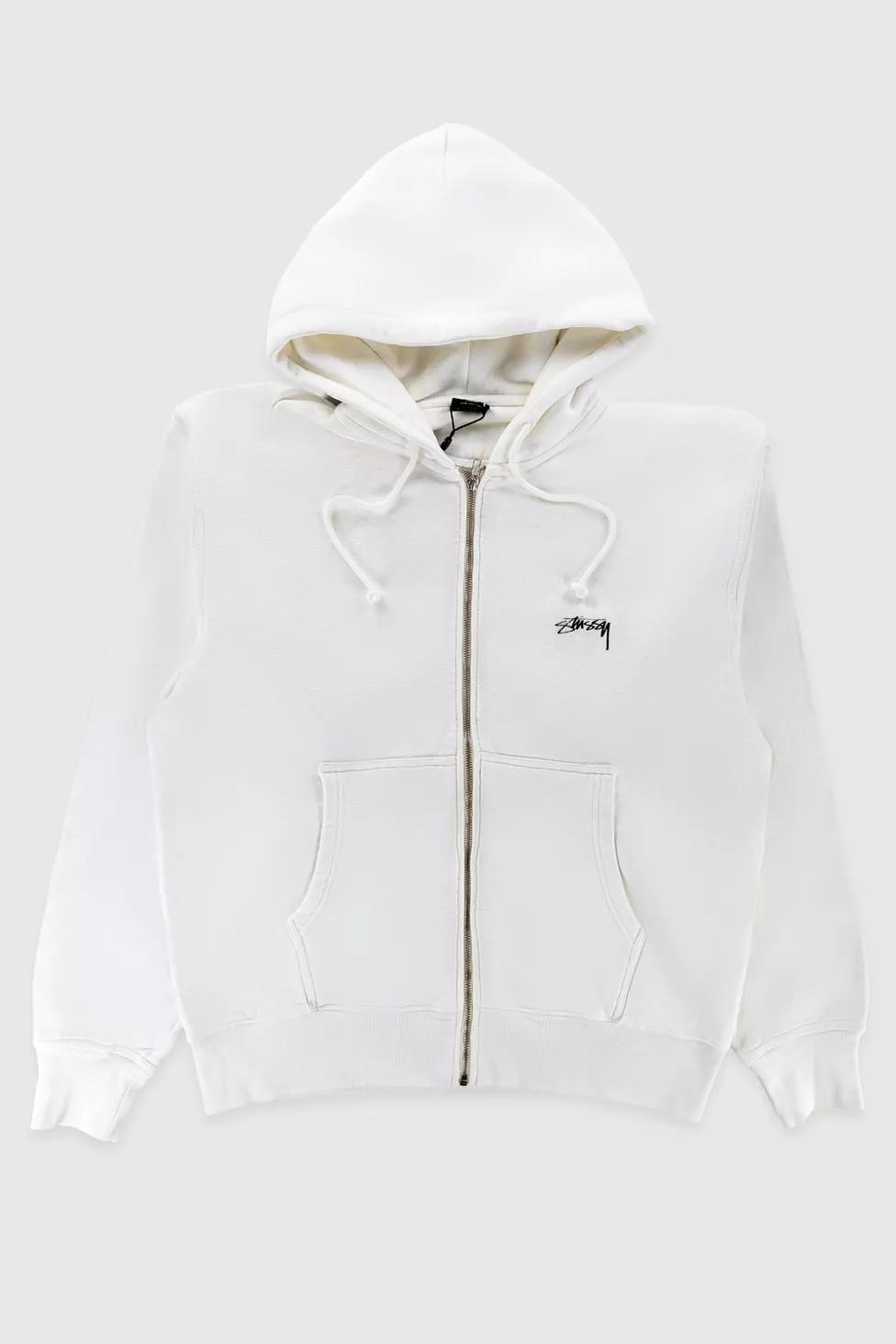 Stussy Smooth Stock Pigment Dyed Zip Hoodie by STUSSY