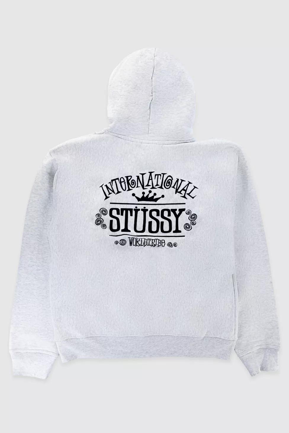 Stussy Worldwide Zip Hoodie by STUSSY