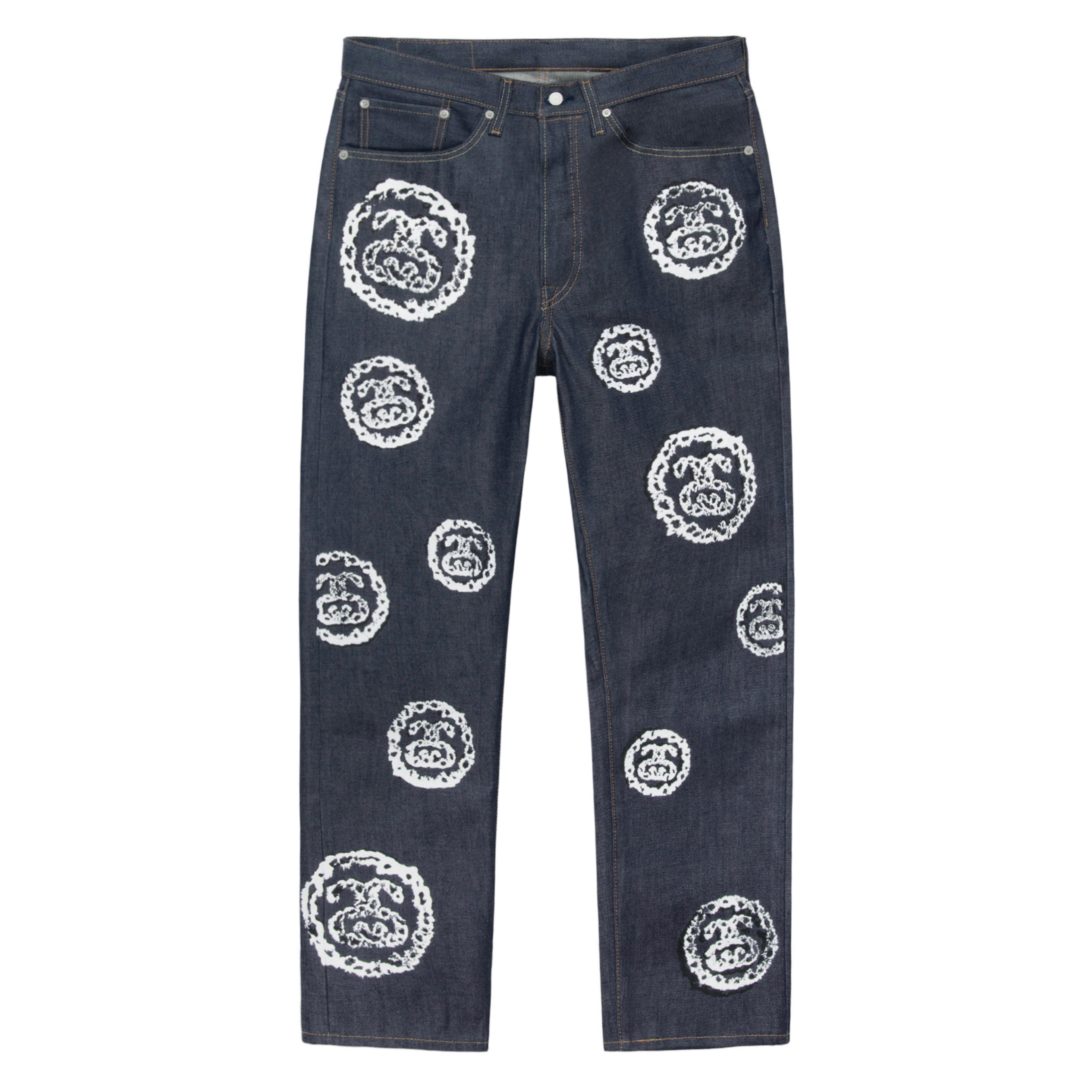 Stussy x Denim Tears Men's Levi's 501 Jeans (Indigo) by STUSSY