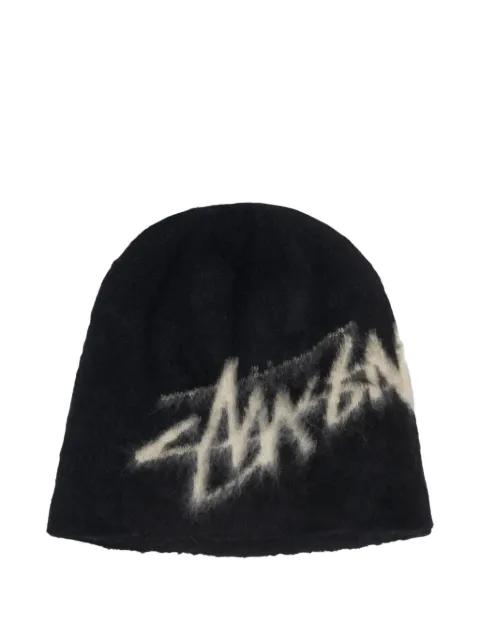 brushed-texture skullcap by STUSSY