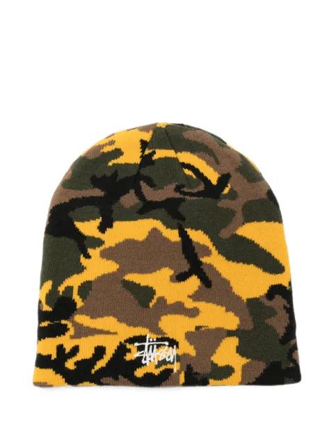 camouflage-print beanie hat by STUSSY