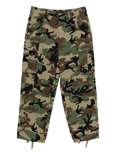 camouflage-print straight-leg trousers by STUSSY