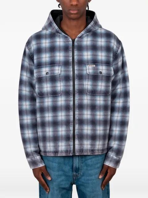 checkered zip-up jacket by STUSSY