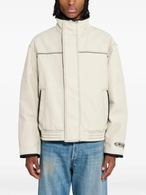 contrast-stitch built jacket by STUSSY