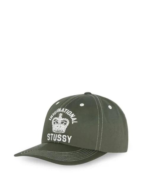 crown-print baseball cap by STUSSY
