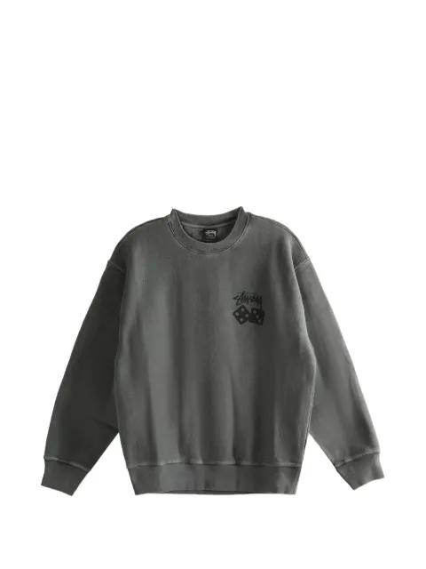dice-graphic sweatshirt by STUSSY