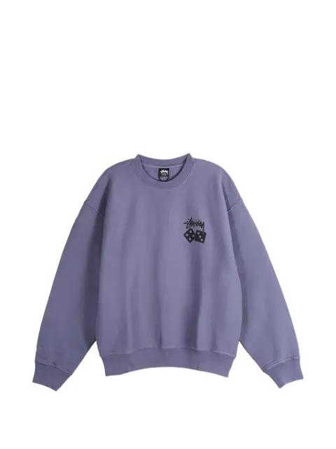 dice-graphic sweatshirt by STUSSY