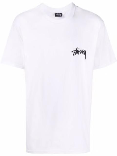 dice logo-print T-shirt by STUSSY