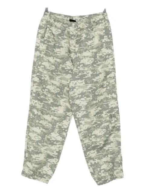 elasticated-waistband camouflage pants by STUSSY