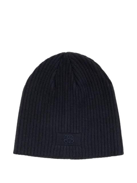 embroidered beanie hat by STUSSY