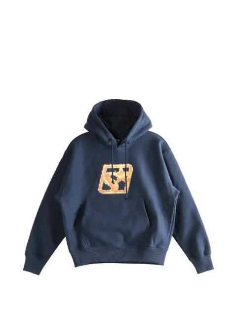 graphic-print hoodie by STUSSY