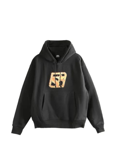 graphic-print hoodie by STUSSY