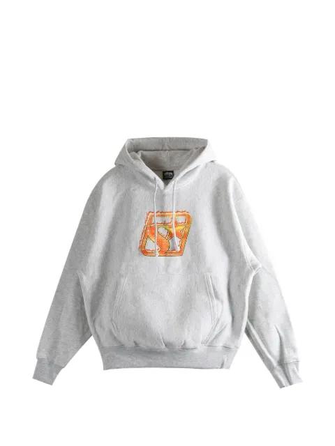graphic-print hoodie by STUSSY