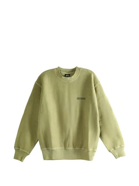 logo-detail crew-neck sweatshirt by STUSSY