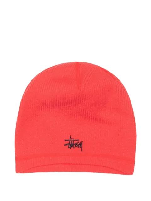 logo-embroidered beanie by STUSSY