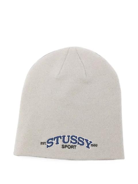 logo-embroidered beanie hat by STUSSY