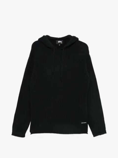 logo-patch hoodie by STUSSY