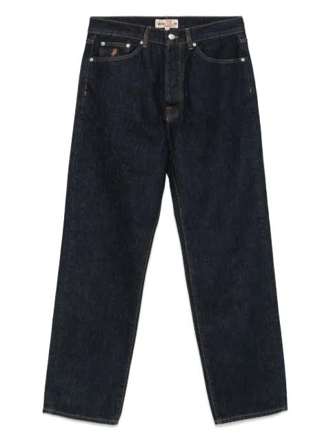 logo-patch jeans by STUSSY