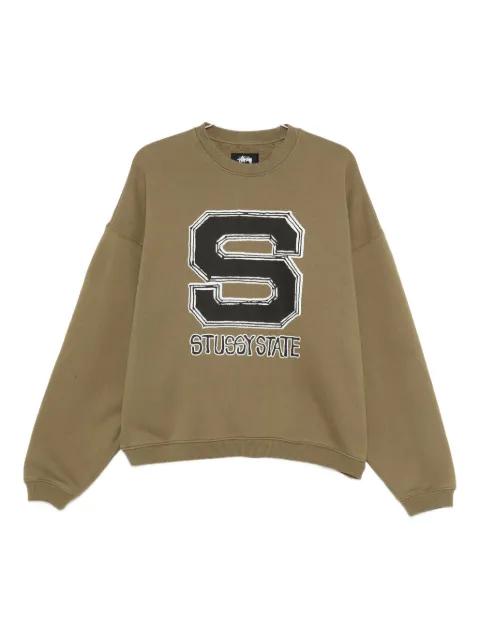 logo-print sweatshirt by STUSSY