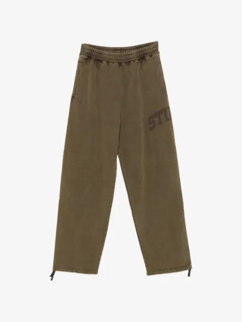 logo-print track pants by STUSSY