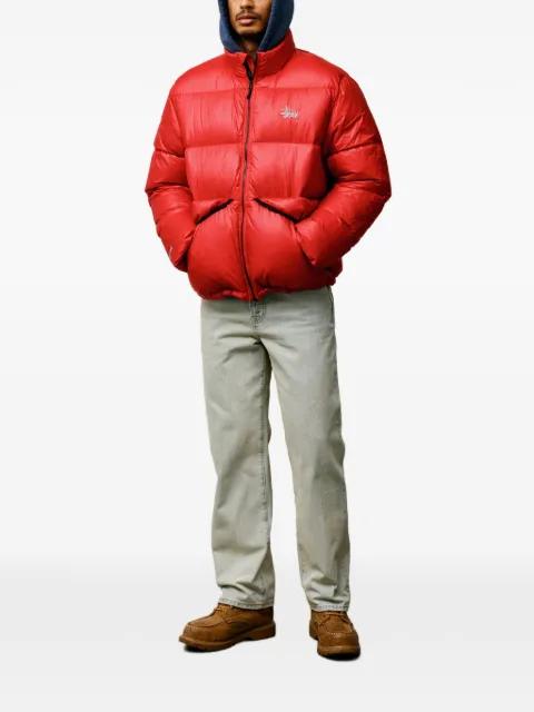 logo puffer jacket by STUSSY