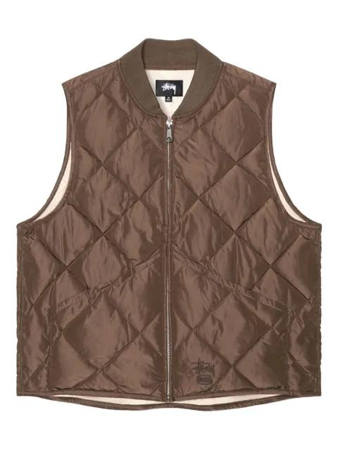 quilted gilet by STUSSY