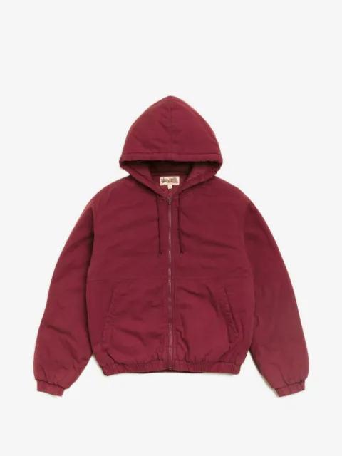 ripstop-texture hoodied jacket by STUSSY