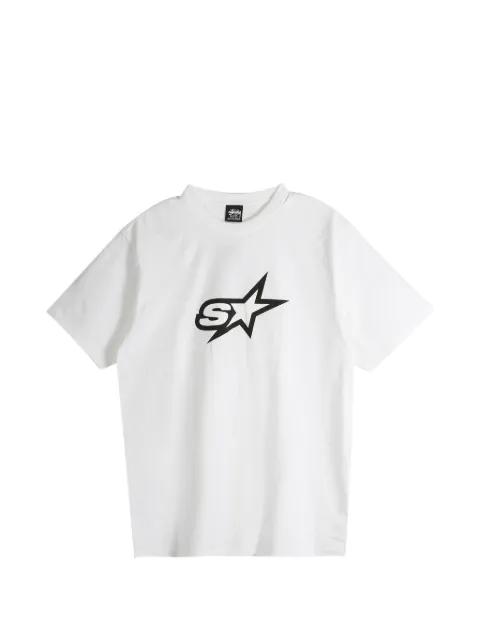 star-motif T-shirt by STUSSY