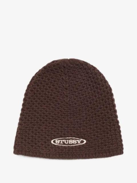textured-knit beanie hat by STUSSY