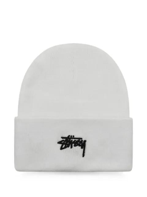 x  Nike logo-embroidered beanie hat by STUSSY